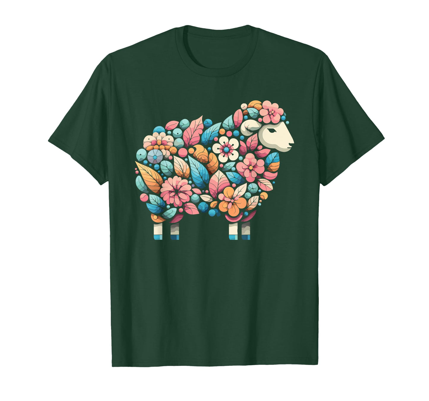Farmer Floral Sheep T-Shirt