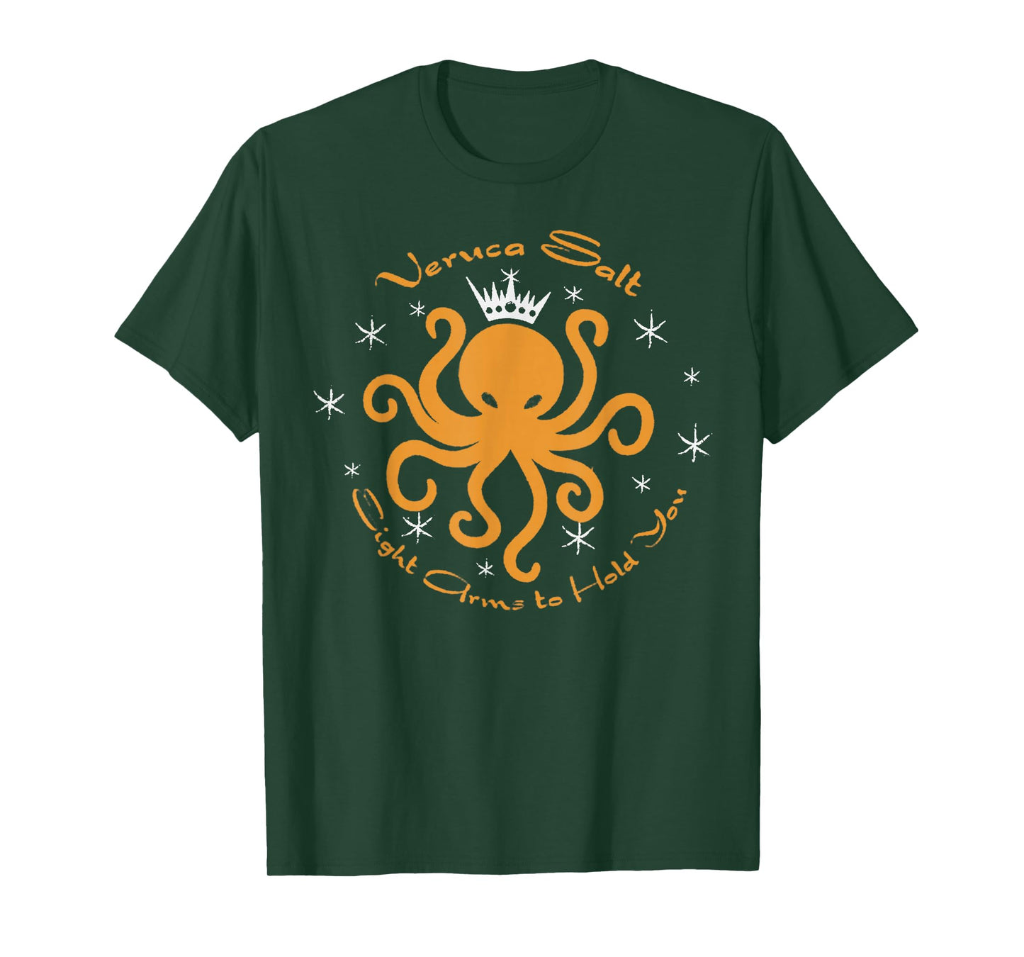 Funny Animal Meme Quote Veruca Salt Retro Octopus Cute Crown T-Shirt