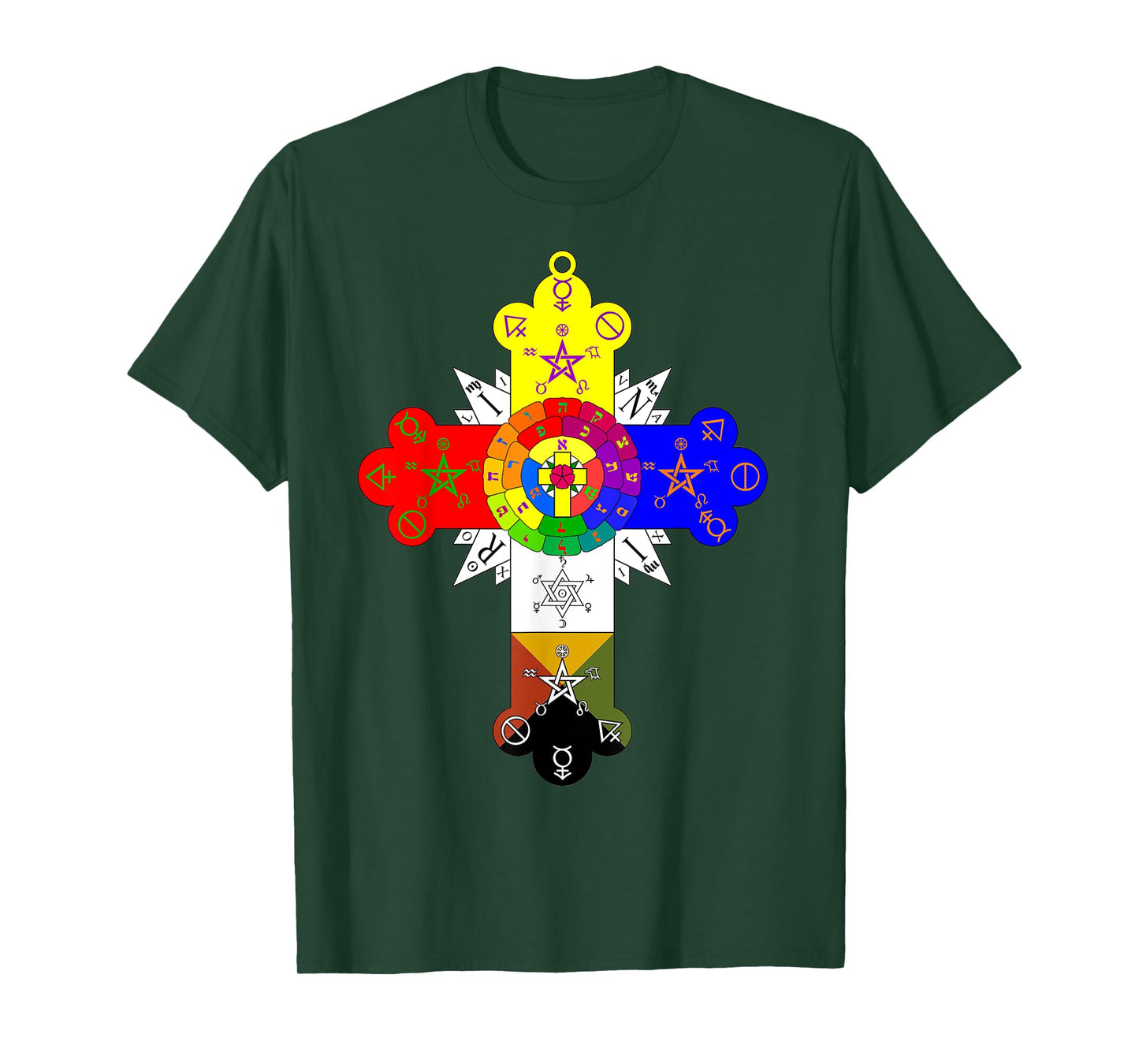 Rose Cross T Shirt T-Shirt