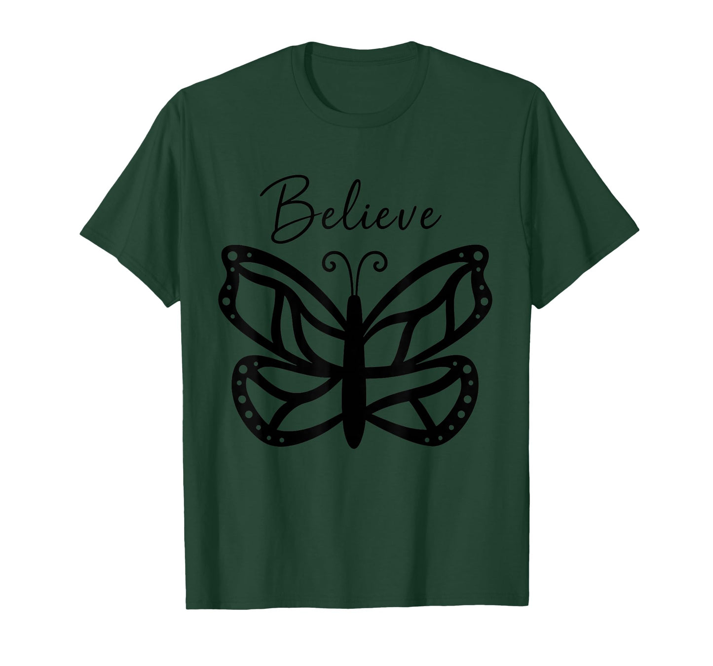Believe Butterfly Faith T-Shirt