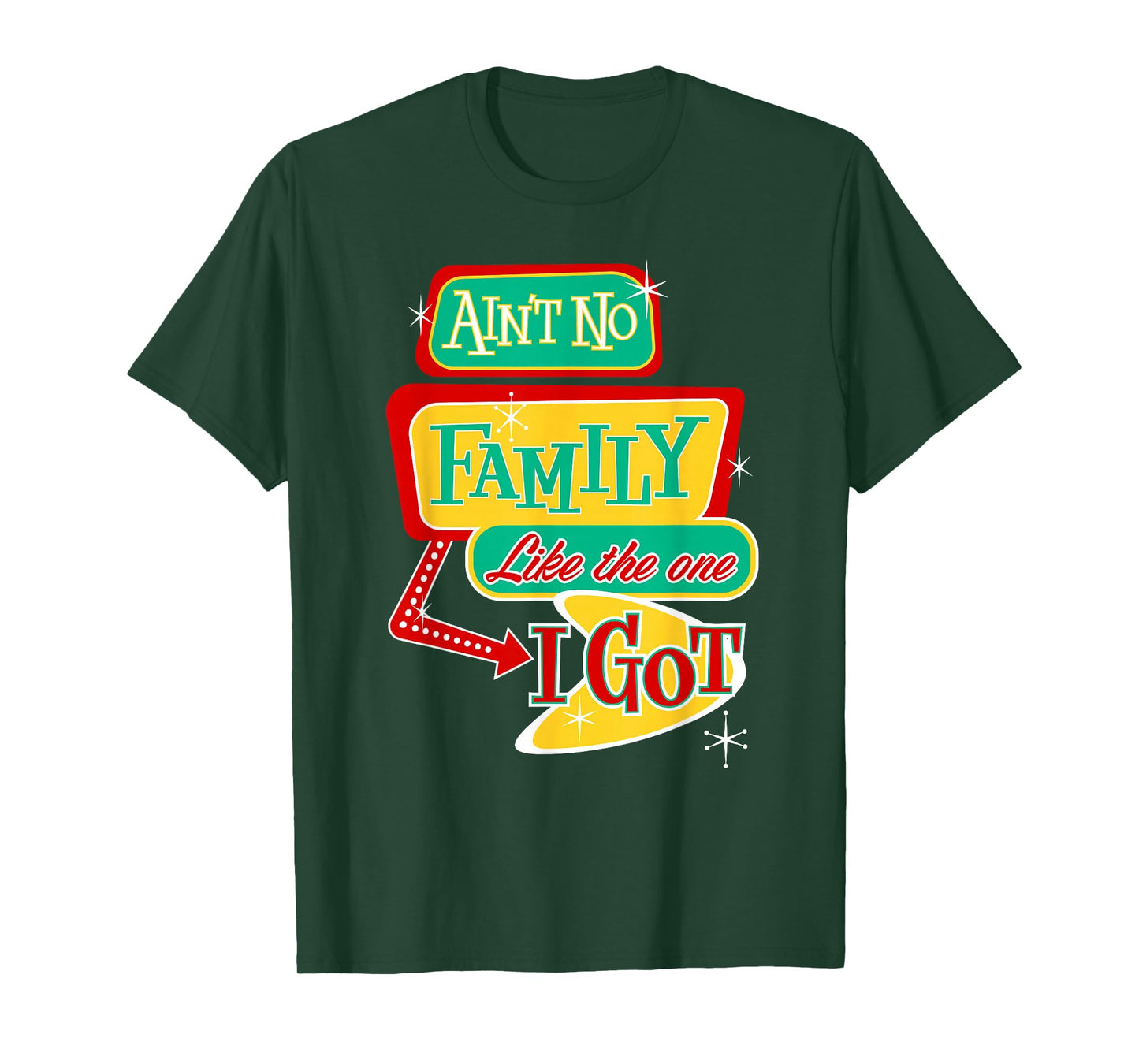 Ain’t No Family Like The One I Got Funny Vintage Design T-Shirt