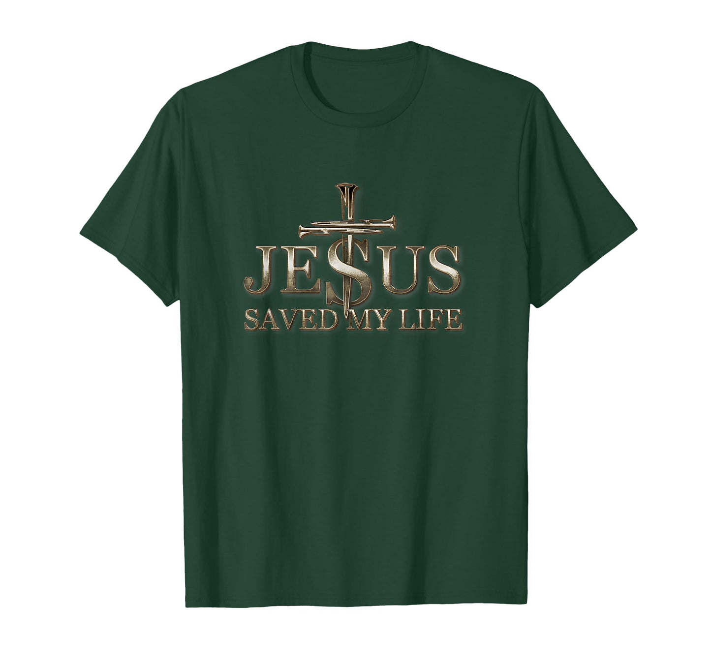 Jesus Christ Saved My Life Christian Religious Faith God T-Shirt