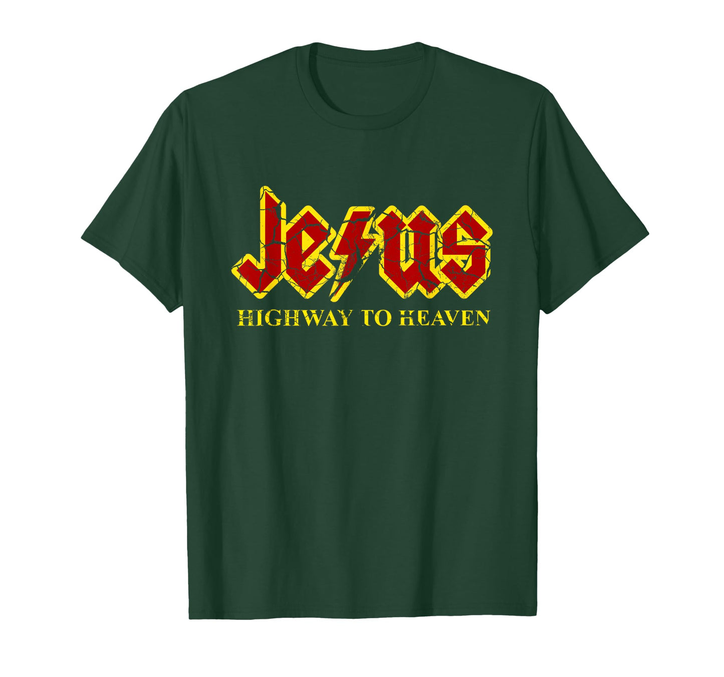 Jesus Highway To Heaven Funny Christian T-Shirt