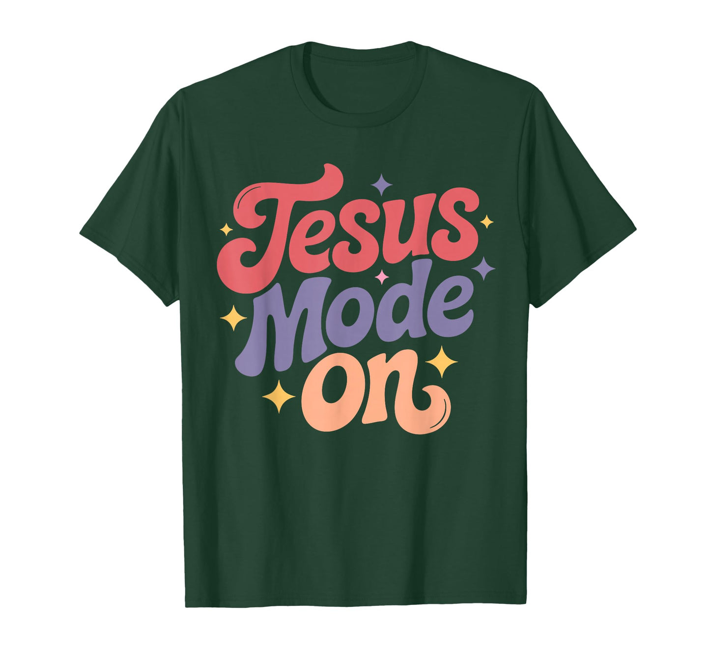 Jesus Mode On Christian Faith Design T-Shirt