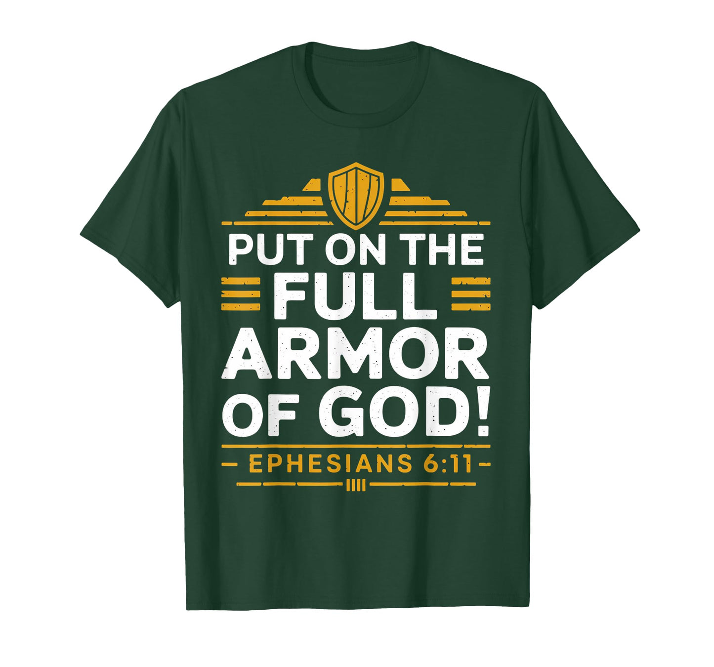 Full Armor Of God Gospel Christian Pray Faith Bible Verse T-Shirt
