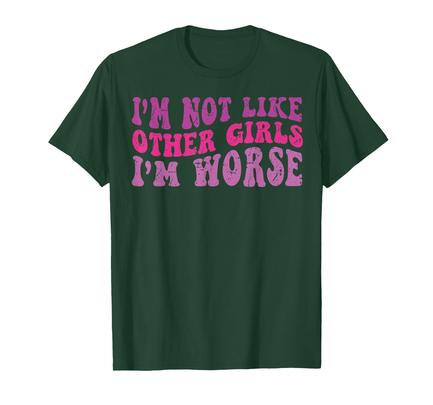 Funny Groovy I'm Not Like Other Girls I'm Worse T-Shirt