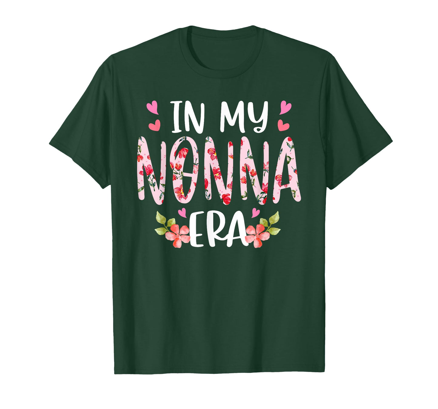 In My Nonna Era Floral Mother's Day Flower Girly Women T-Shirt