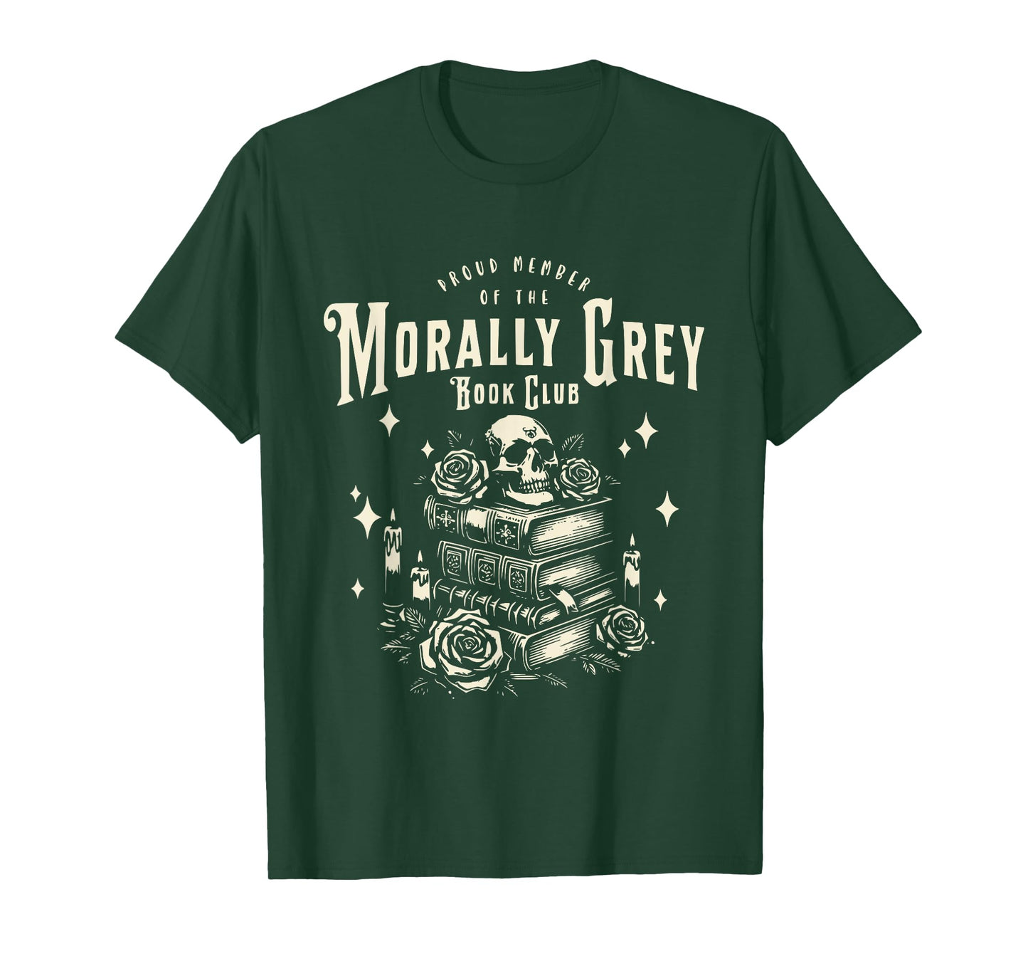 Morally Grey Book Club Funny Reading Shirt Bookish Bookworm T-Shirt