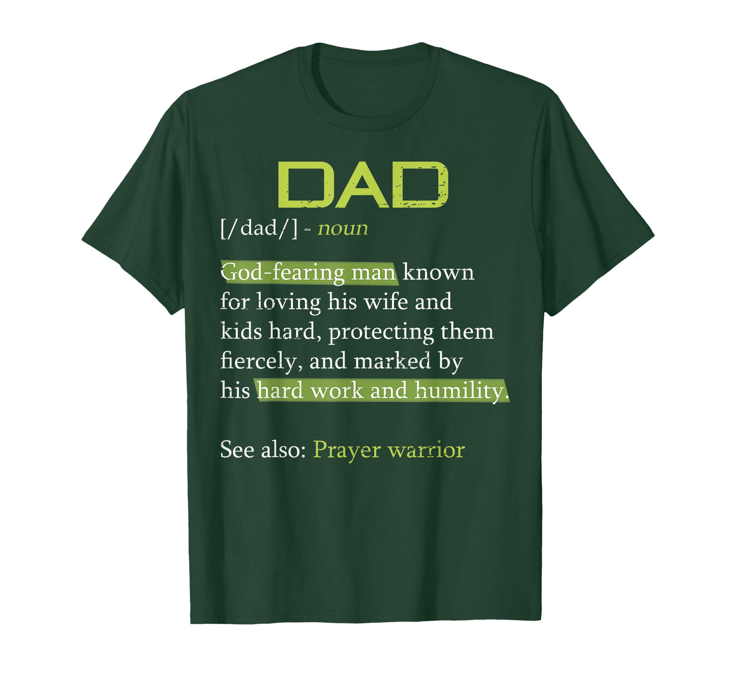 Papa Husband Spiritual Pastor Worship Leader Jesus Mens Christian Dad Definition God Religious Roman Catholic Father T-Shirt Black
