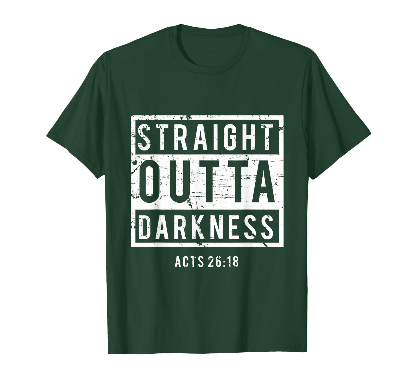 Biblical Verse Gifts - Straight Outta Darkness T-Shirt