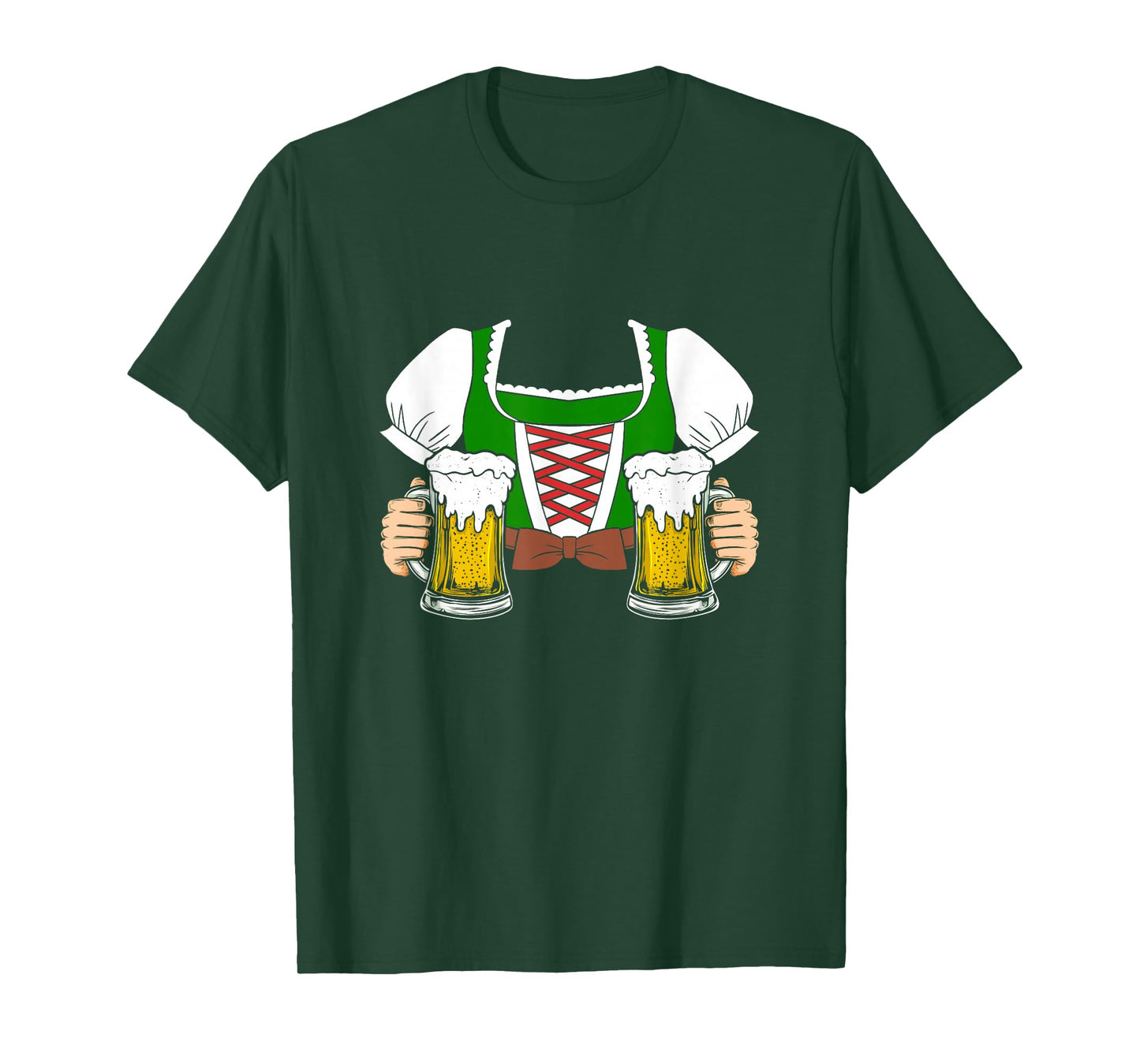 Drindl Costume German Bavarian Oktoberfest Festival Women T-Shirt