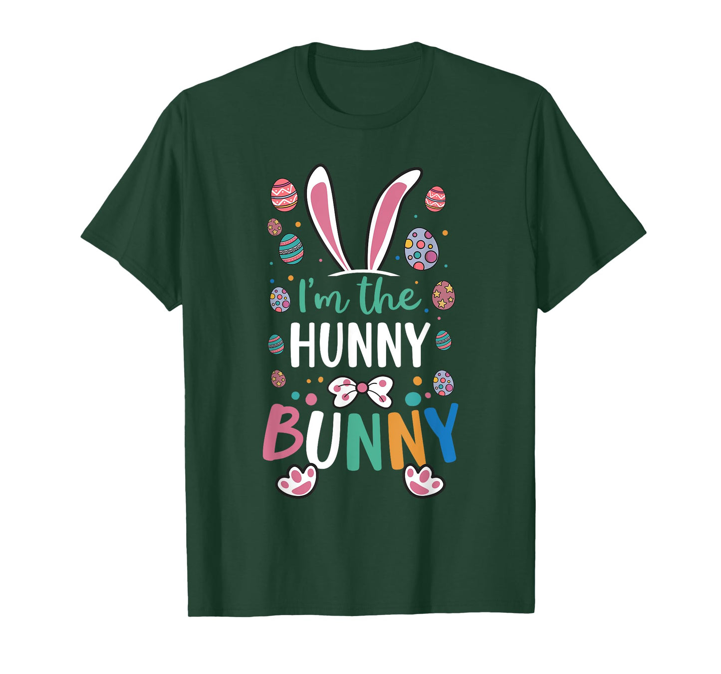 I'm The Hunny Bunny Festival Easter Egg Rabbit Ears T-Shirt