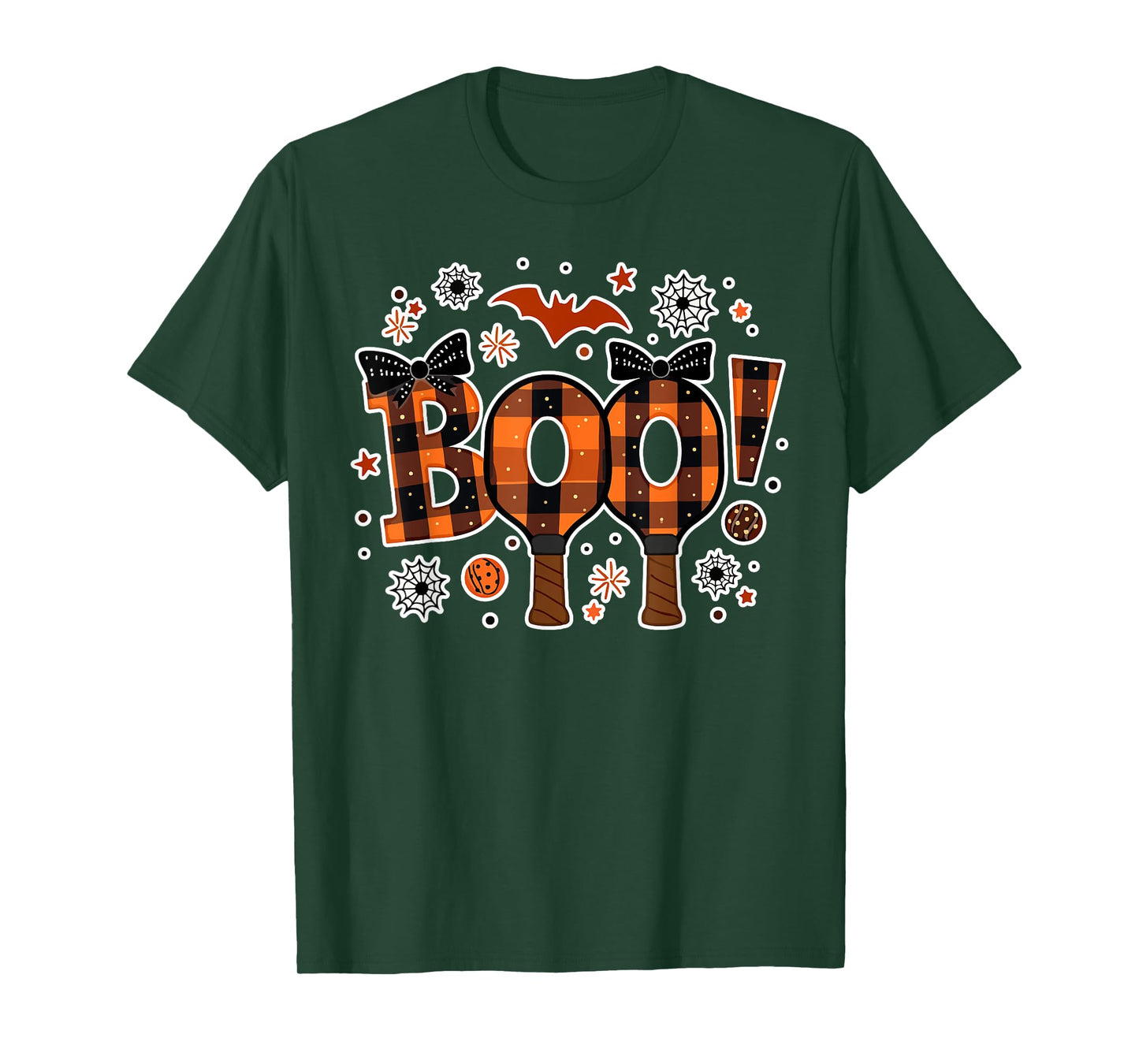 Funny Halloween Pickleball Shirt Men Women Player Lover Boo T-Shirt