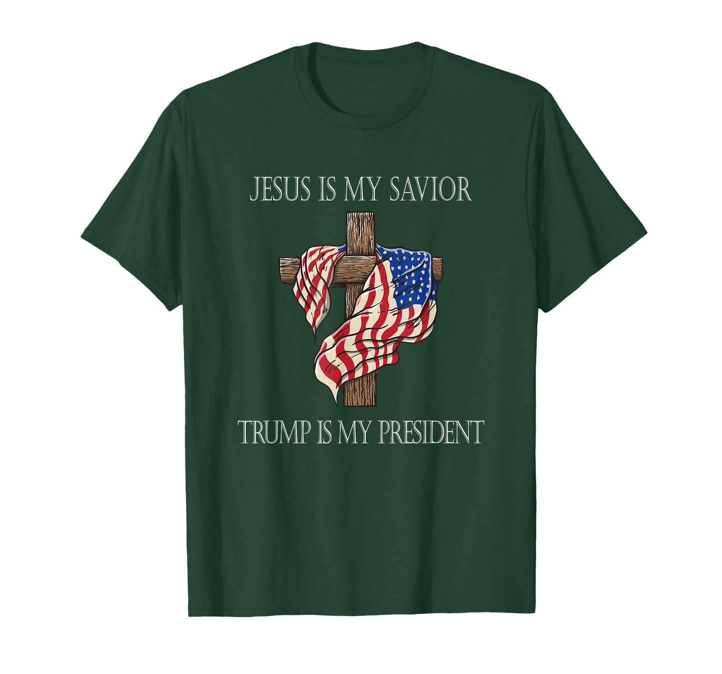 Jesus Is My Savior Trump Is My President 2024 T-Shirt