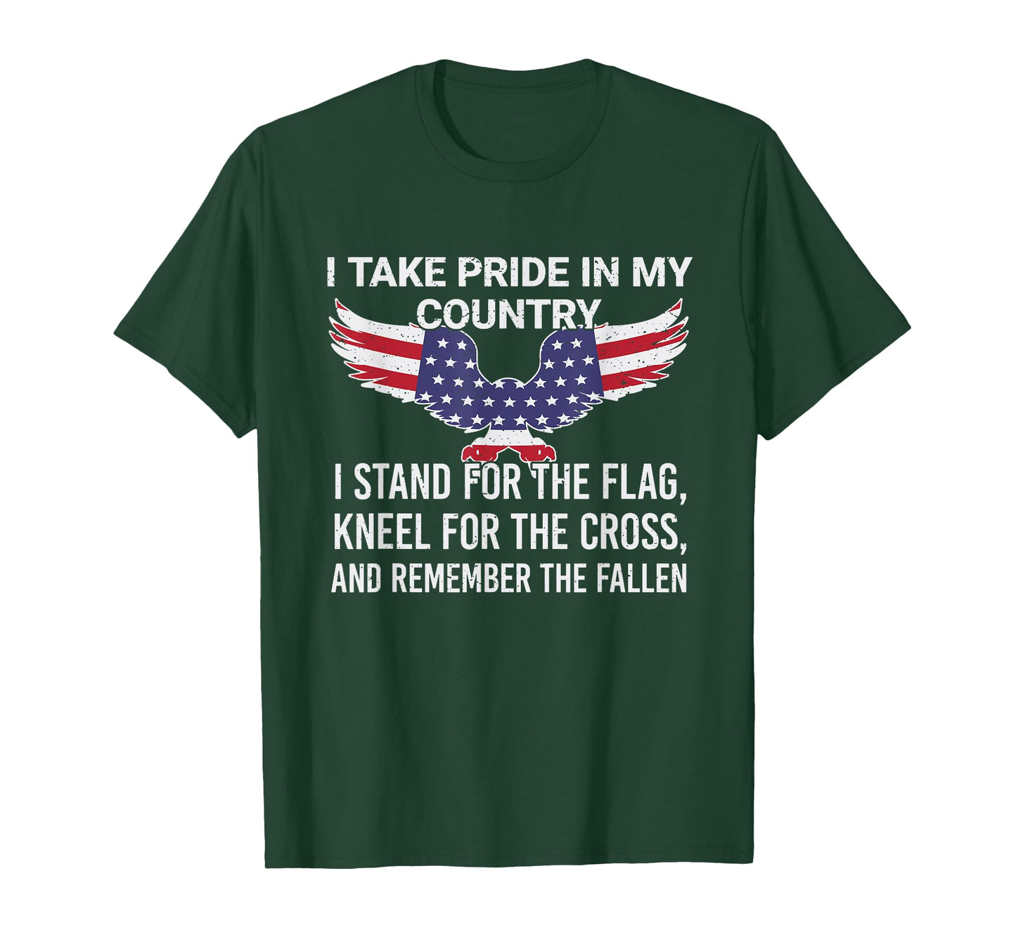 I take pride in my country Veteran Patriot America T-Shirt