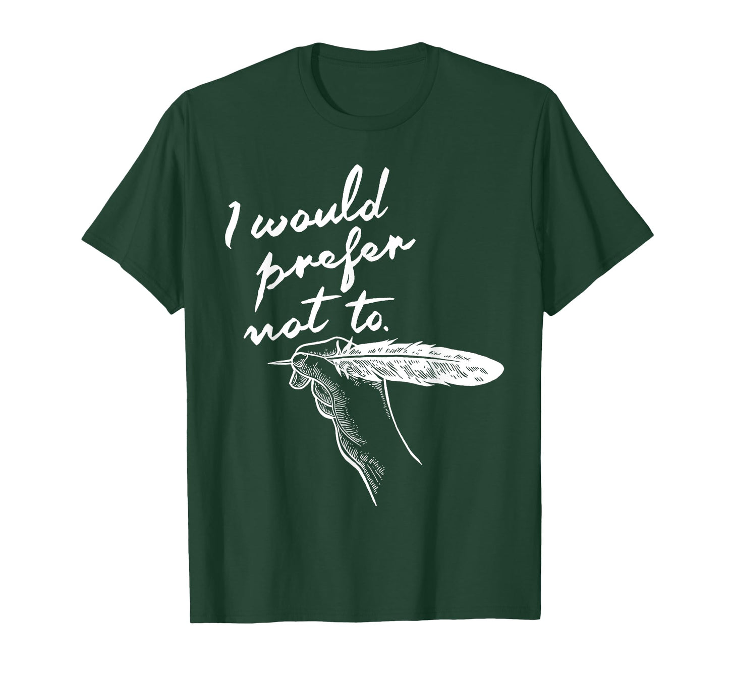 Vintage Funny Quote I Would Prefer Not To Retro Basic meme T-Shirt