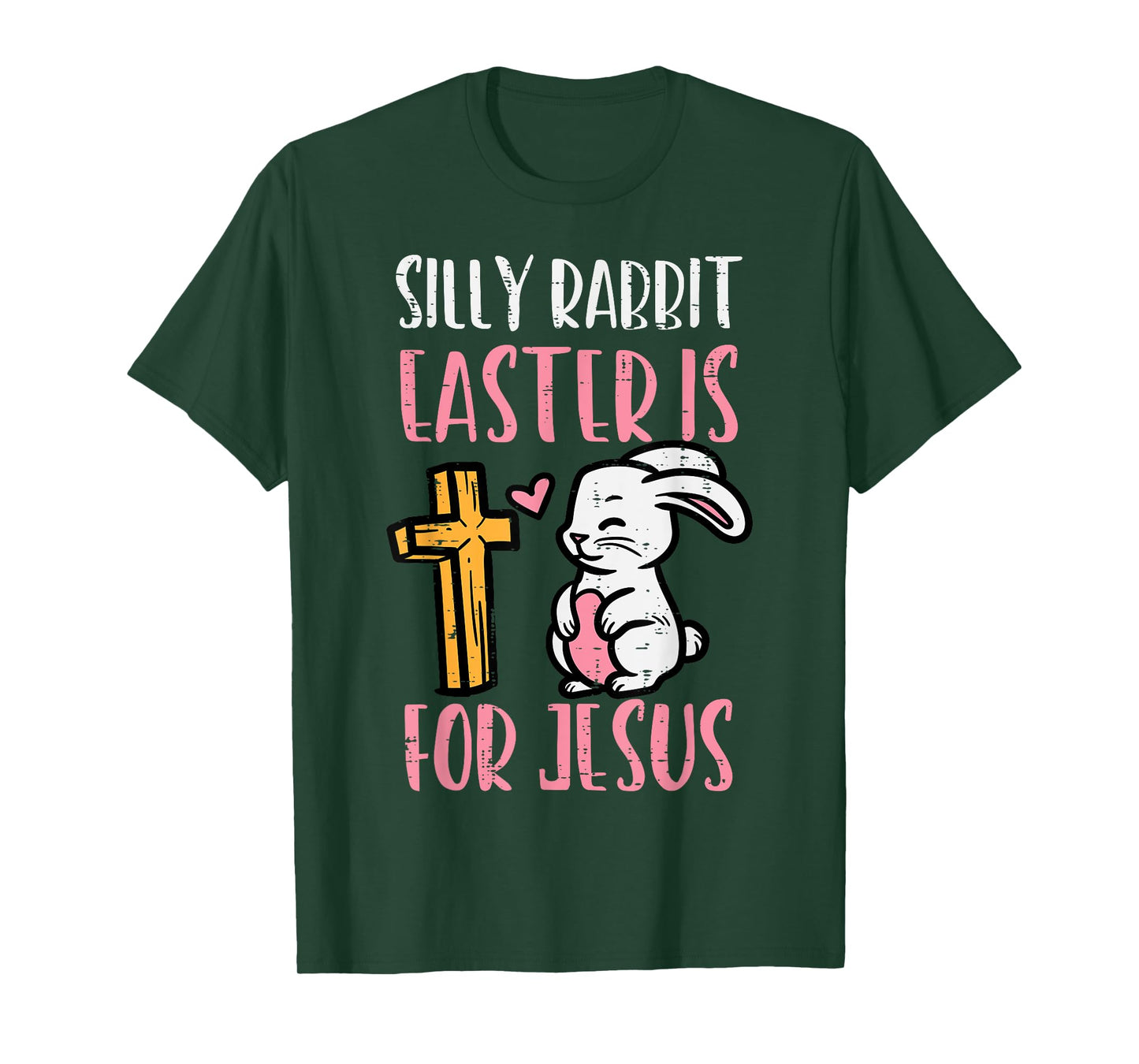 Silly Rabbit Easter Is For Jesus Religious Christian Toddler T-Shirt