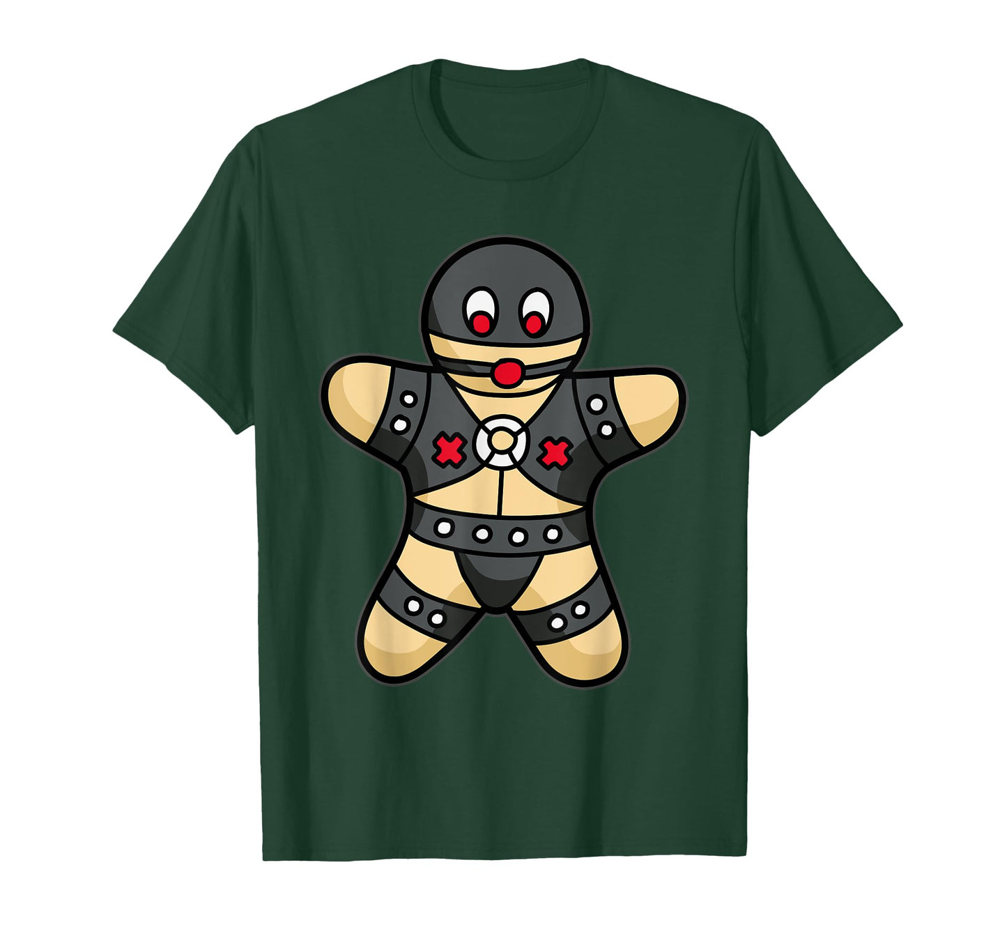 Kinky Gingerbread Man - BDSM & Bondage Humor T-Shirt