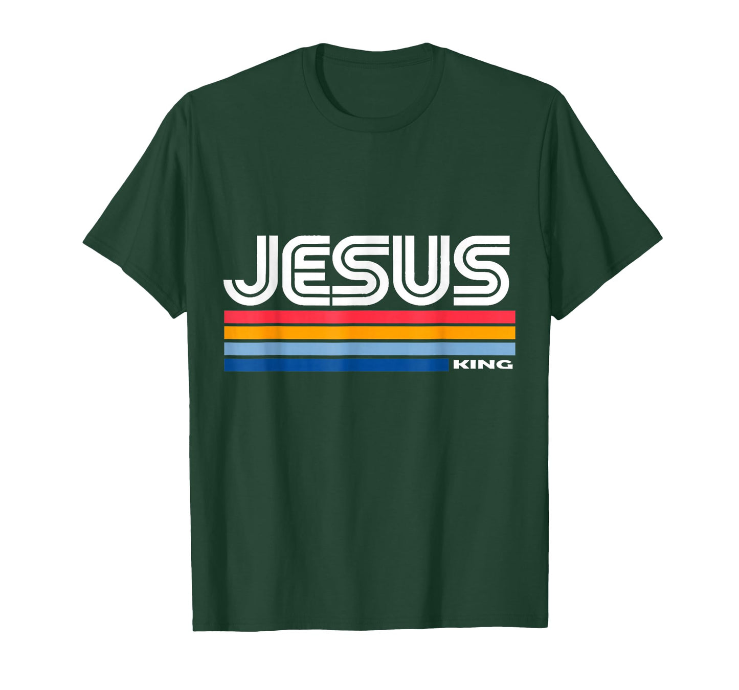Jesus King Retro Vintage Design T-Shirt