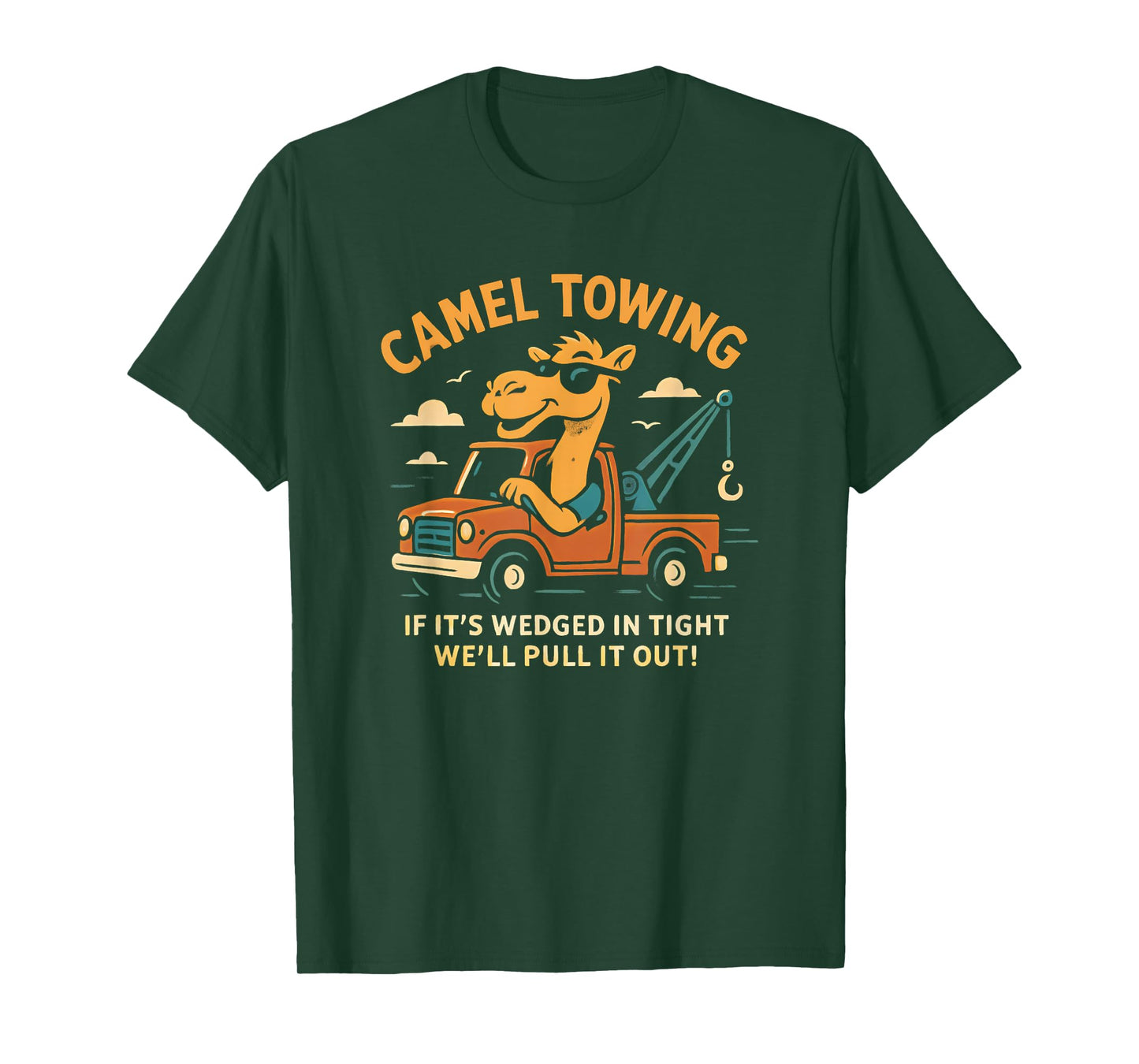 Camel Towing Vulgar Raunchy Funny Men's Camel Towing T-Shirt