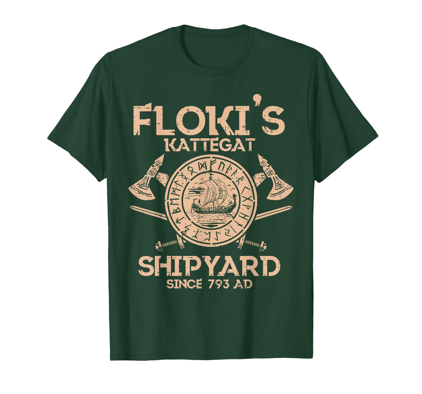 Viking Flokis Kattegat Shipyard Norse Mythology Men Women T-Shirt