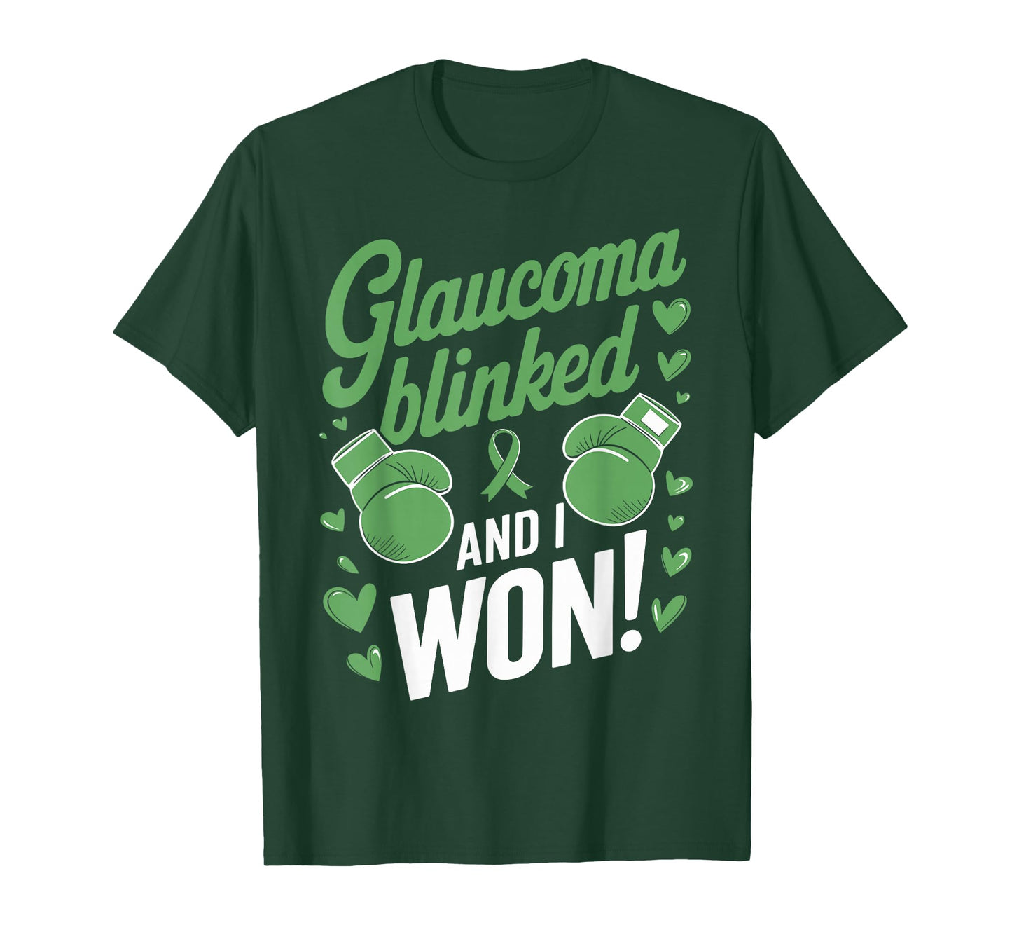 Glaucoma Blinked and I Won Glaucoma Awareness T-Shirt
