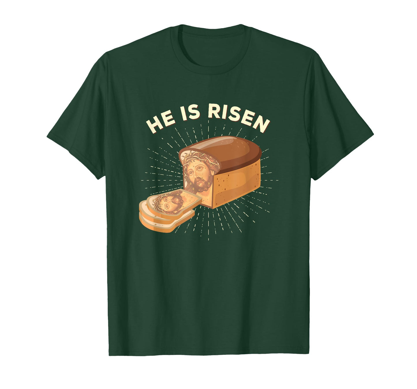 He is Risen Jesus Christ Easter Word Game Bread Baker T-Shirt
