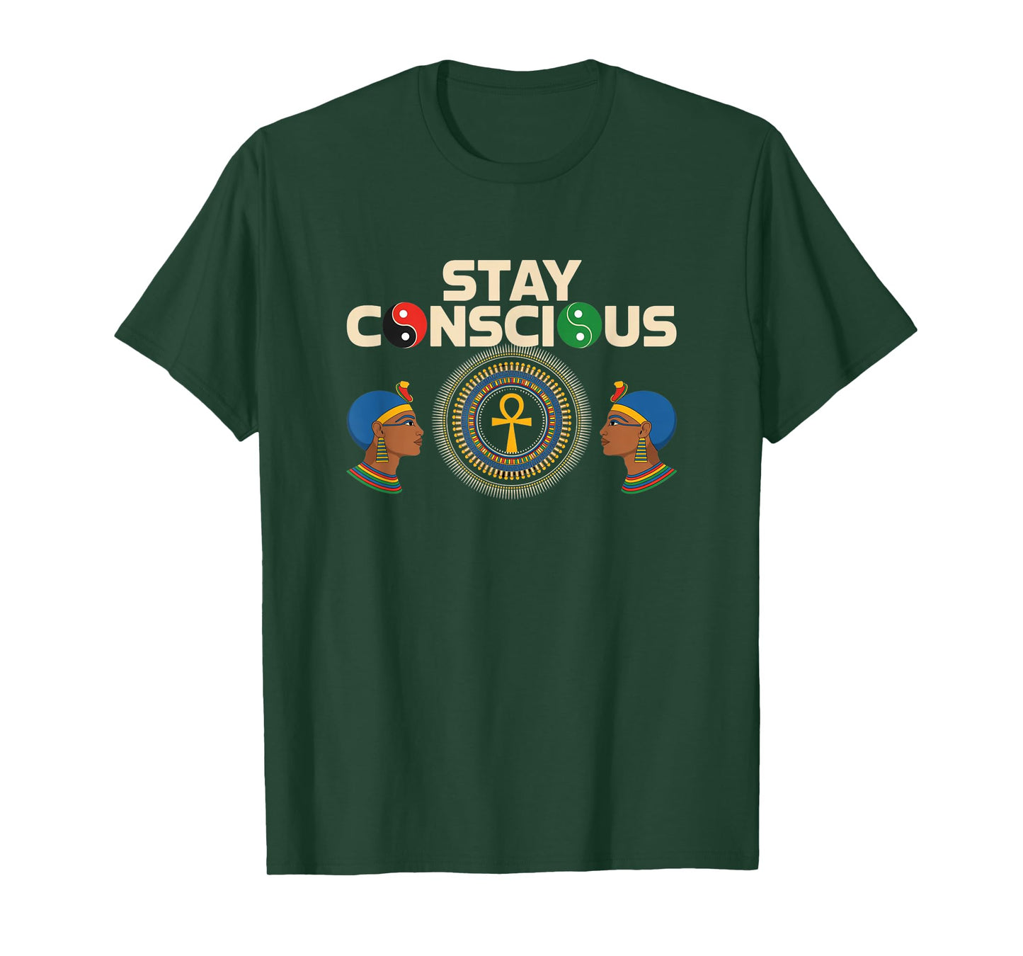 Stay Conscious - Afrocentric Clothing Black Pride T-Shirt