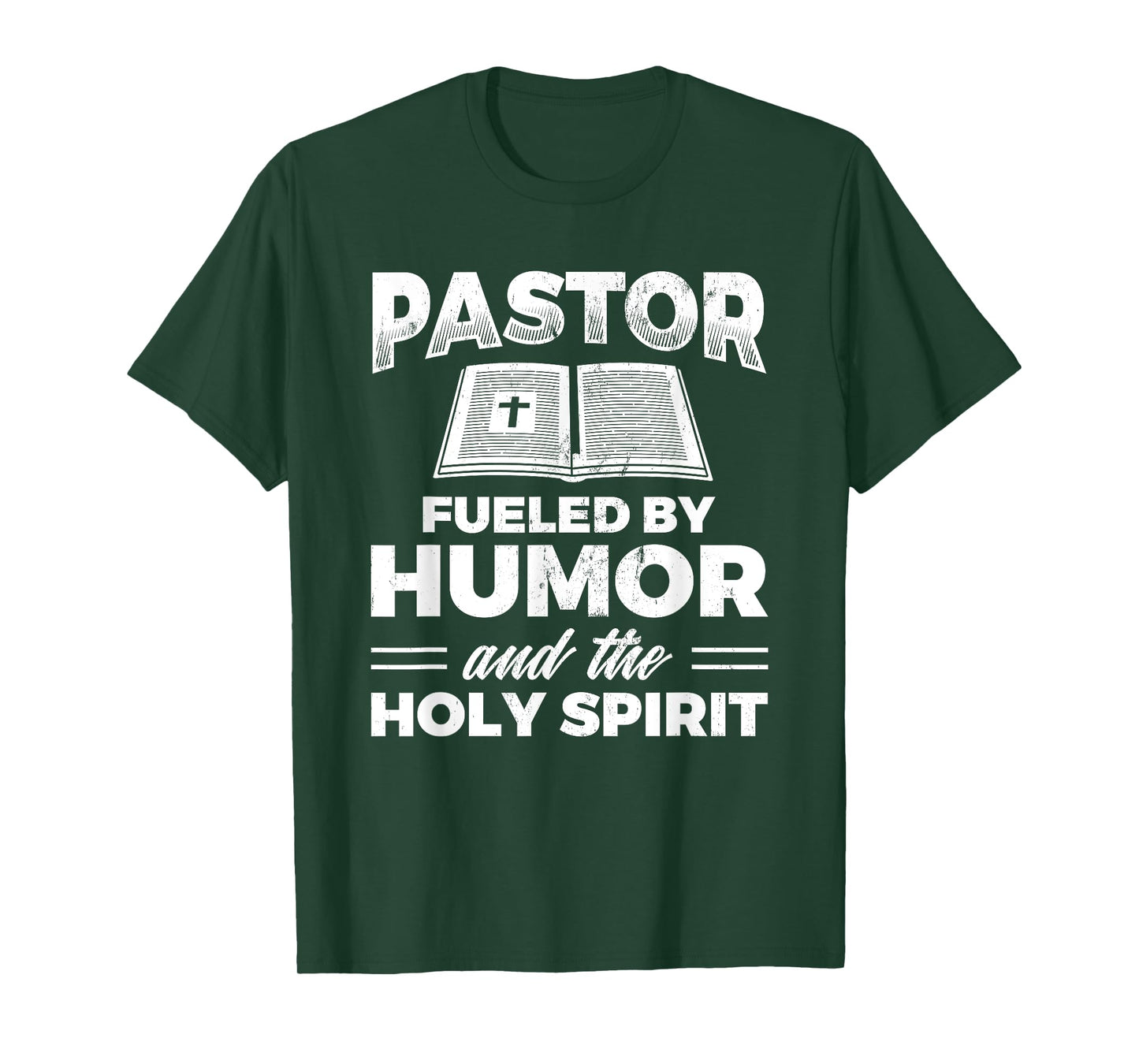 Pastor Fueld By Humor Holy Spirit Jesus Christian T-Shirt