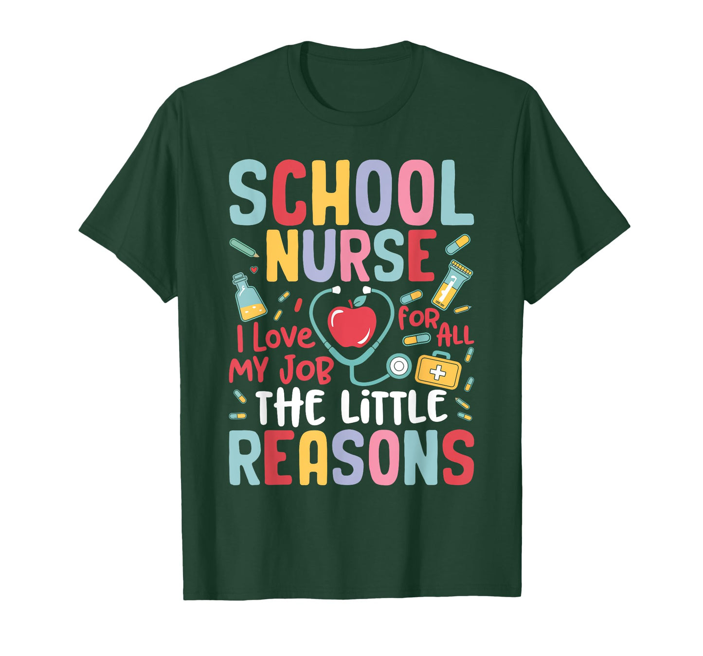 School Nurse Appreciation Nursing Elementary School Nurse T-Shirt