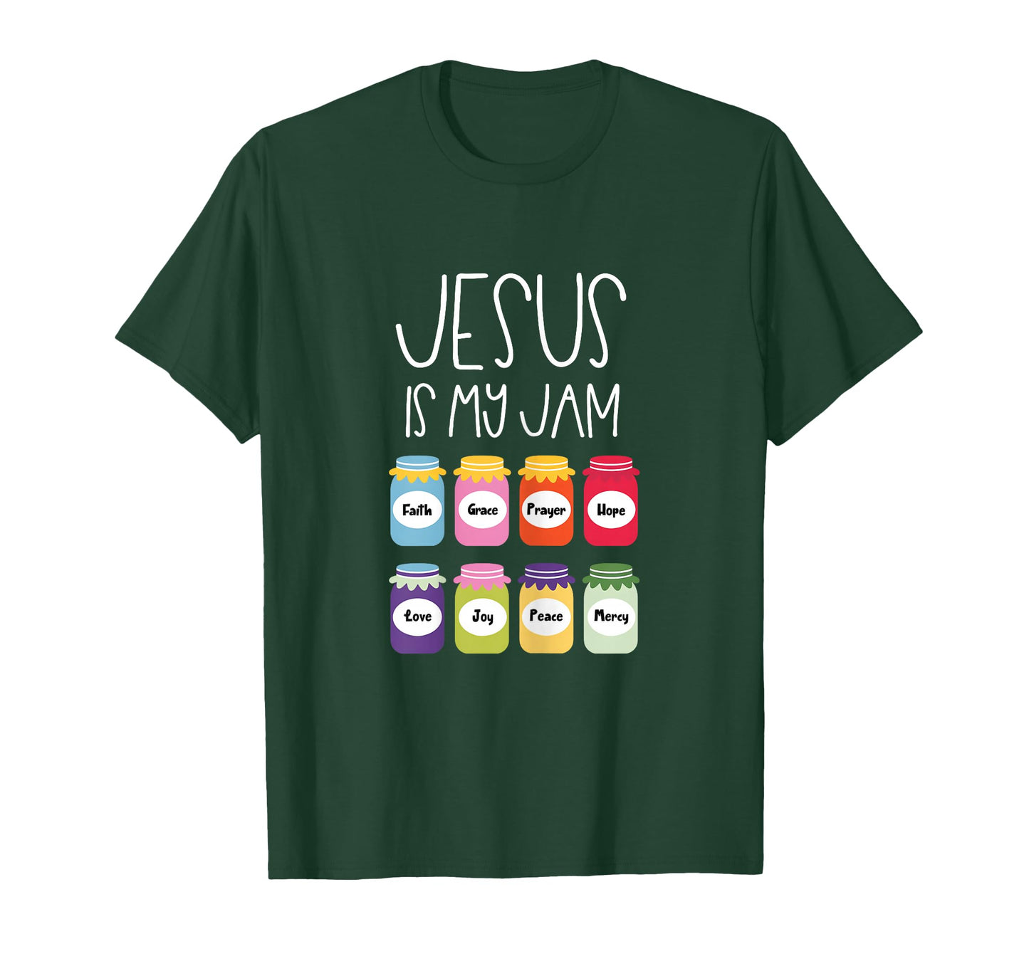 Jesus is My Jam Christian Women’s Shirt - Faith Cross Bible T-Shirt