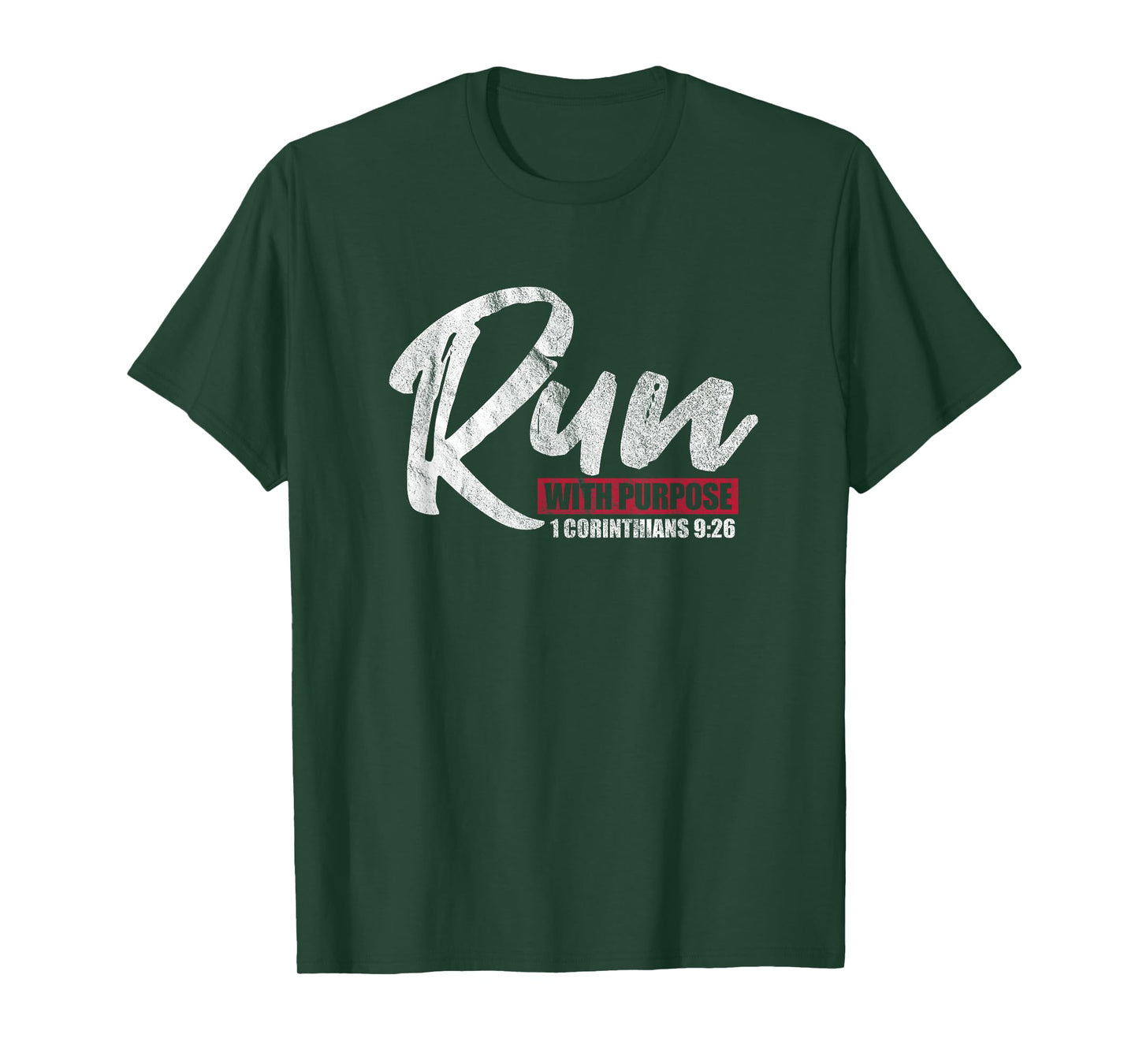 1 Corinthians 9:26 Christian Faith Running Runner T-Shirt