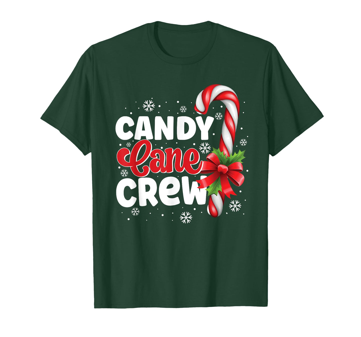 Candy Cane Crew Christmas Candy Love Pajamas T-Shirt