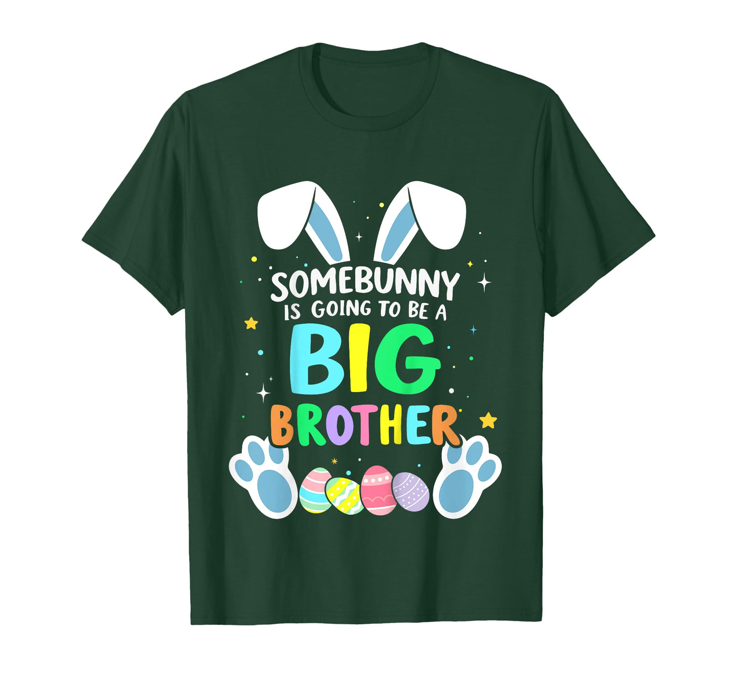 Kids Somebunny is going to be a big brother for easter baby T-Shirt