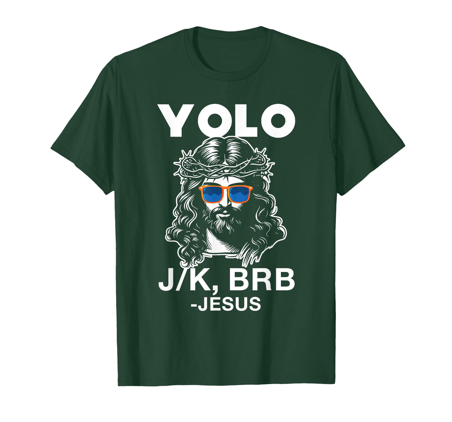 Funny Jesus Easter Resurrection YOLO J/K BRB Meme T-Shirt