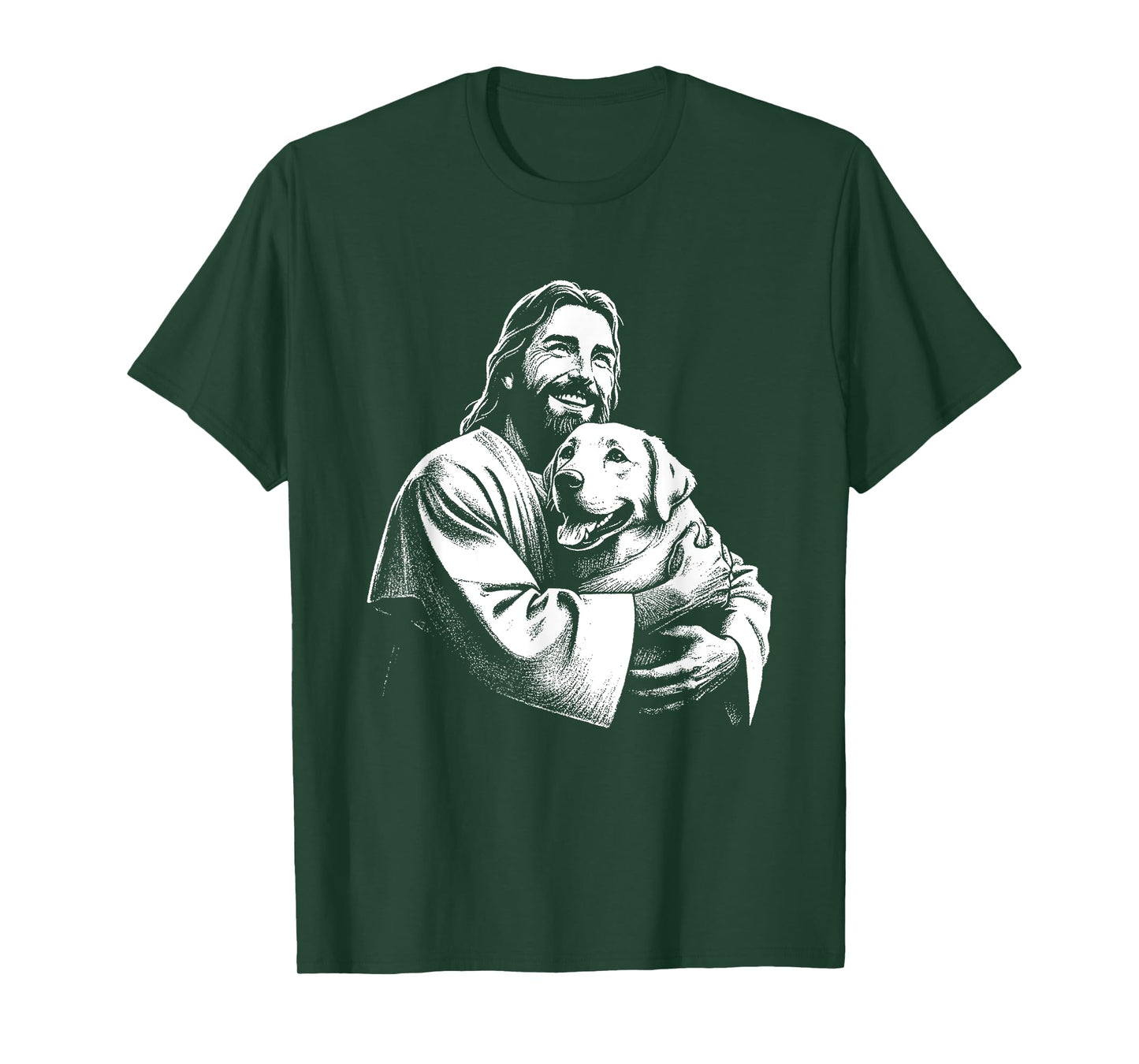 Jesus Labrador Dog - Funny Christian Religious Dog Lover Men Women Kids T-Shirt