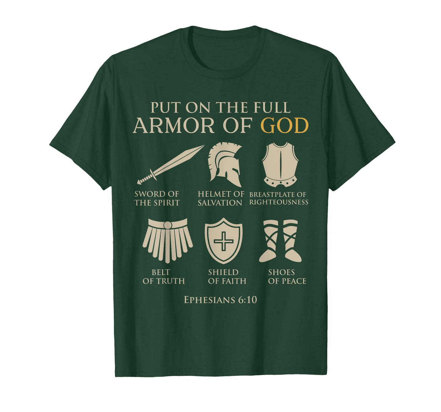 Toddler Boy Armor Of God Brother Son Men Kid Christian Jesus T-Shirt