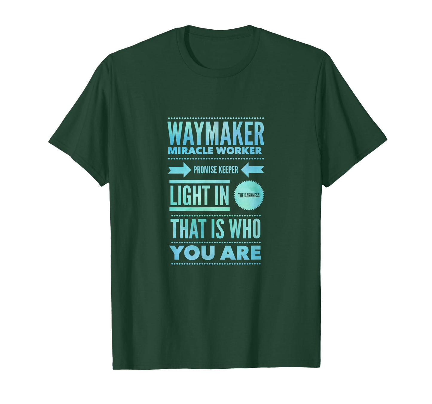 Waymaker Miracle Worker Promise Keeper Jesus Faith Christian T-Shirt