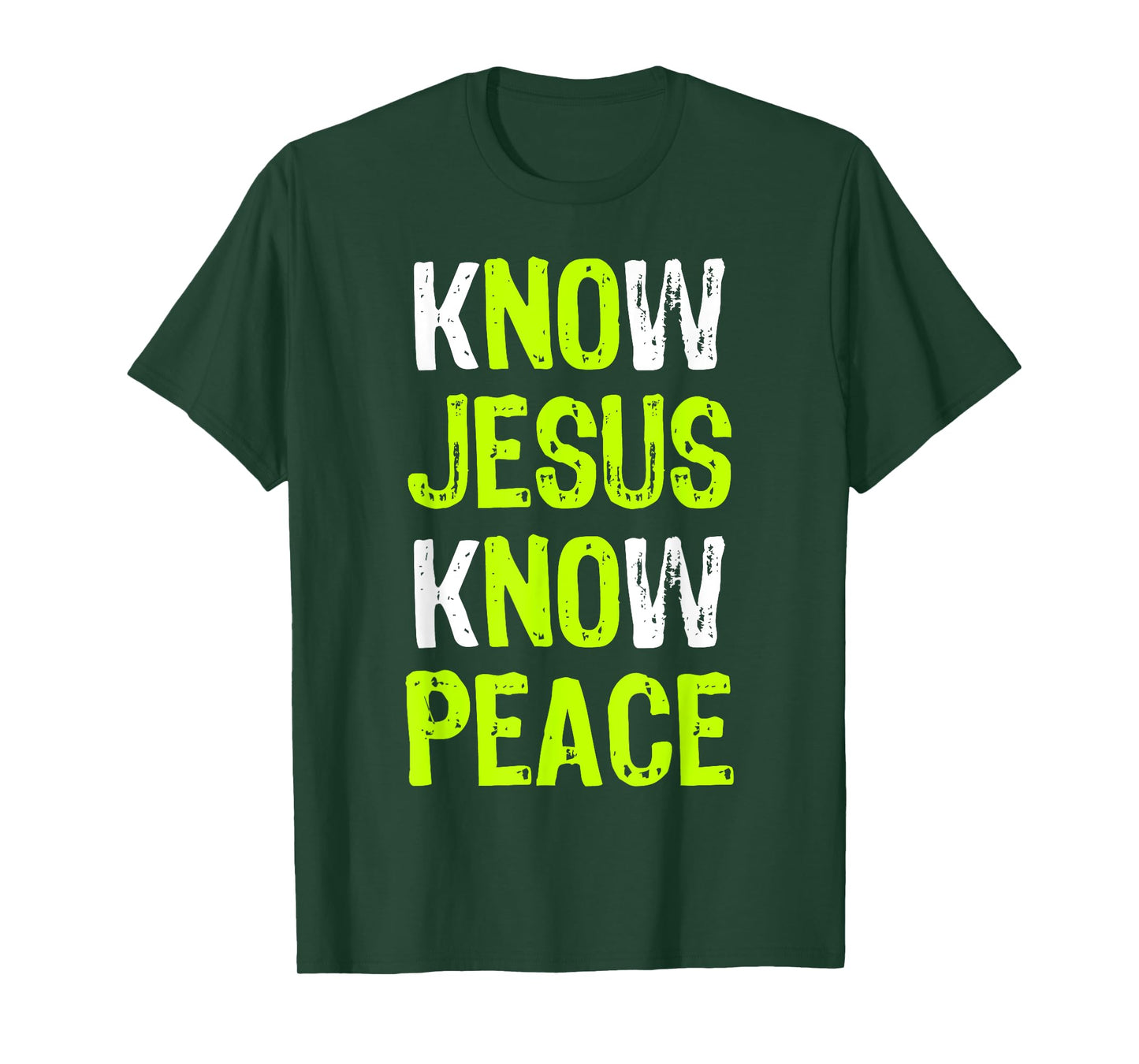 Know Jesus Know Peace Christian Religious Lover T-Shirt