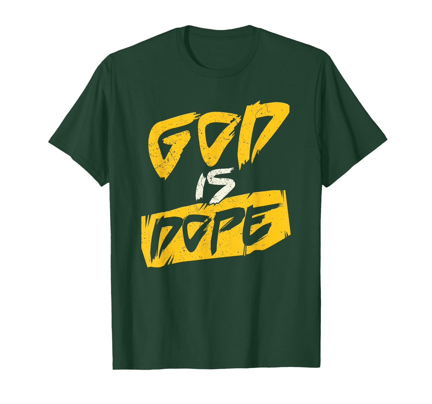 Funny Christian Design God is Dope T-Shirt