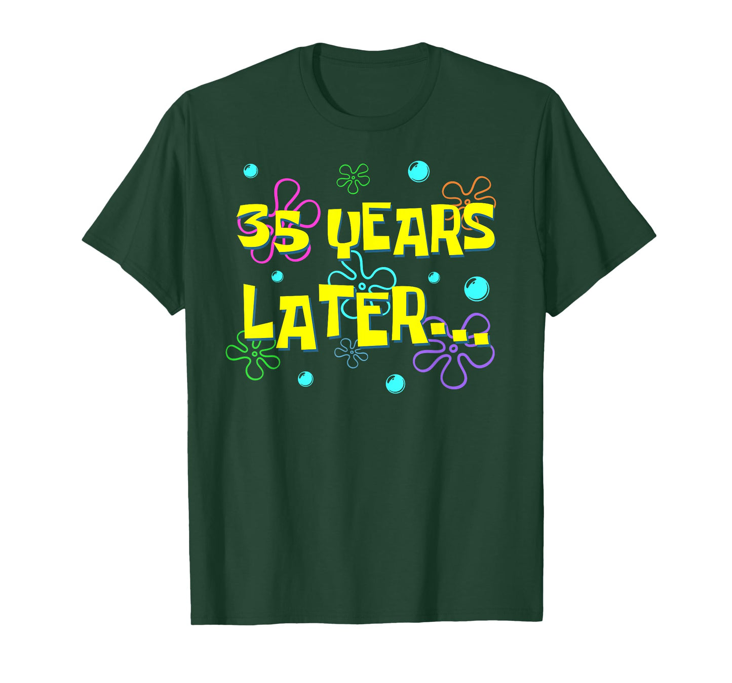 35 Years Later 35th Birthday Party 35 Year Old Funny Meme T-Shirt