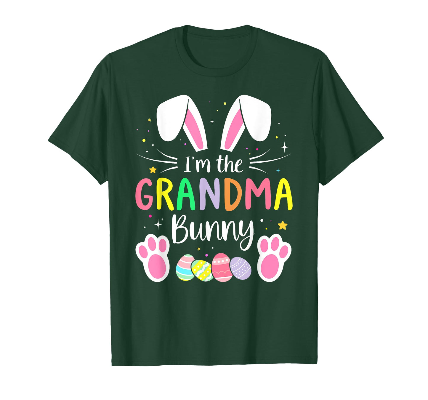 Im the grandma bunny funny matching easter family T-Shirt
