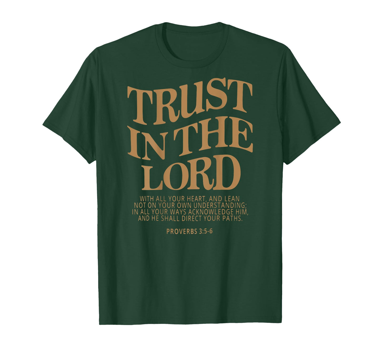 Trust In The Lord Christian Religious Faith Jesus Women's Christian T-Shirt