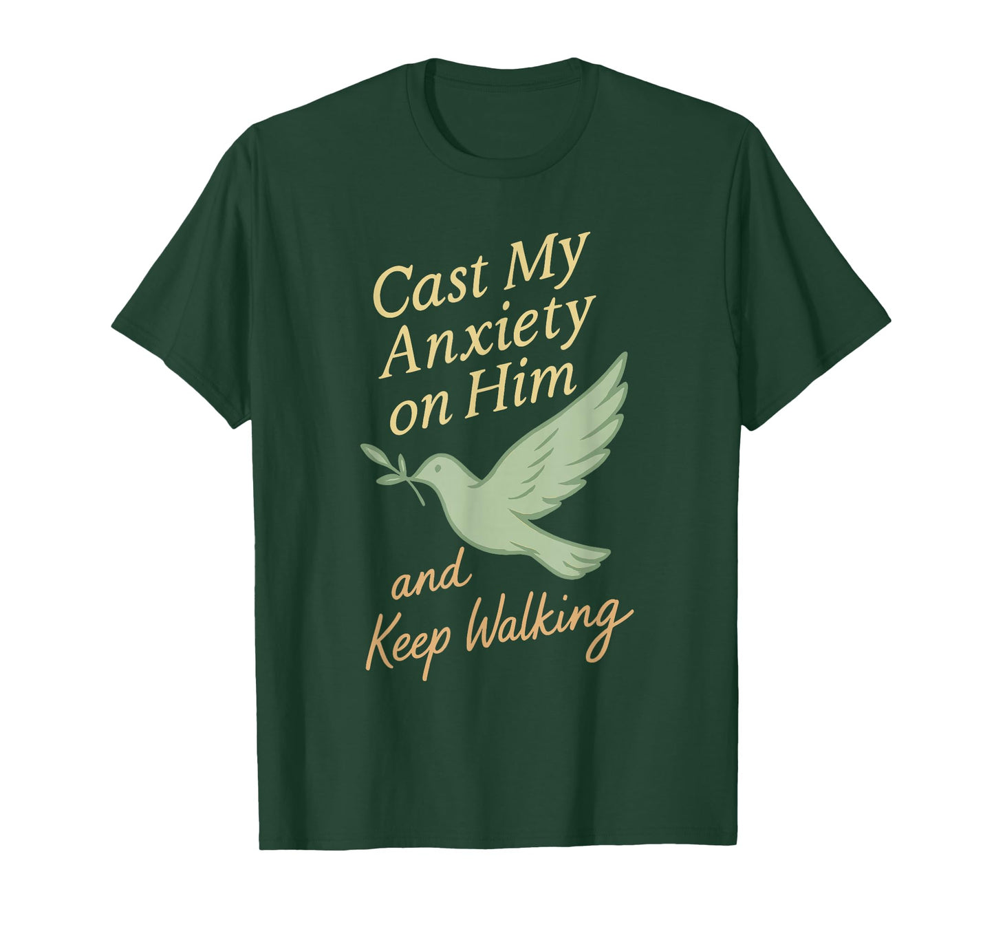 Christian Wife Anxiety Faith Mental Health Grace Jesus T-Shirt