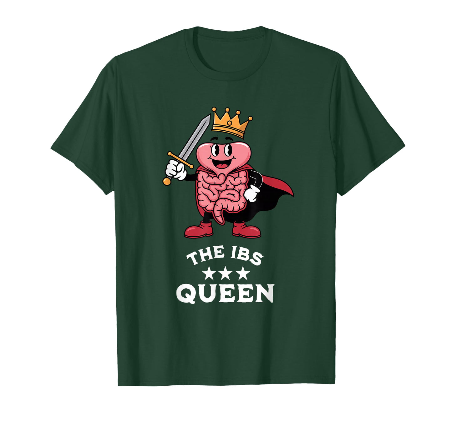 IBS Queen Funny Intestines Diarrhea Quote T-Shirt