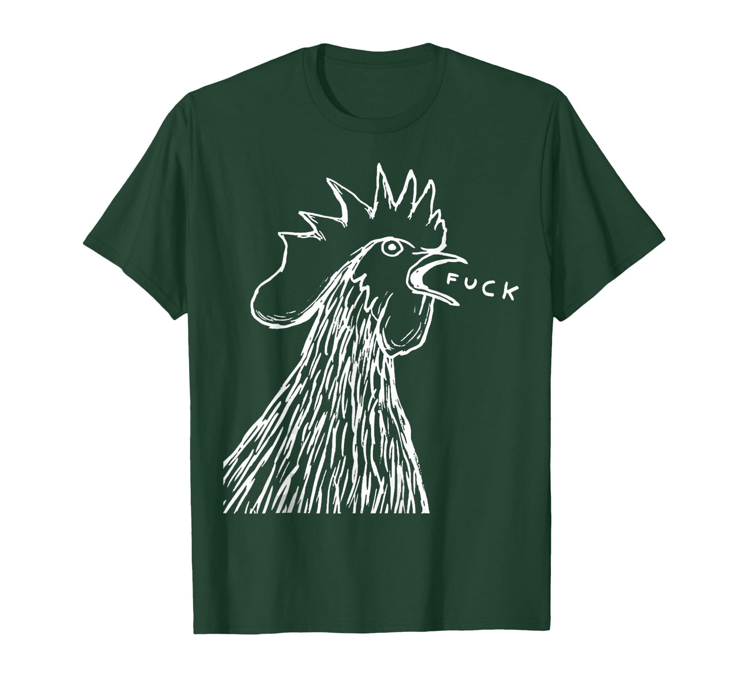 Funny Chicken Rooster Saying FUCK T-Shirt