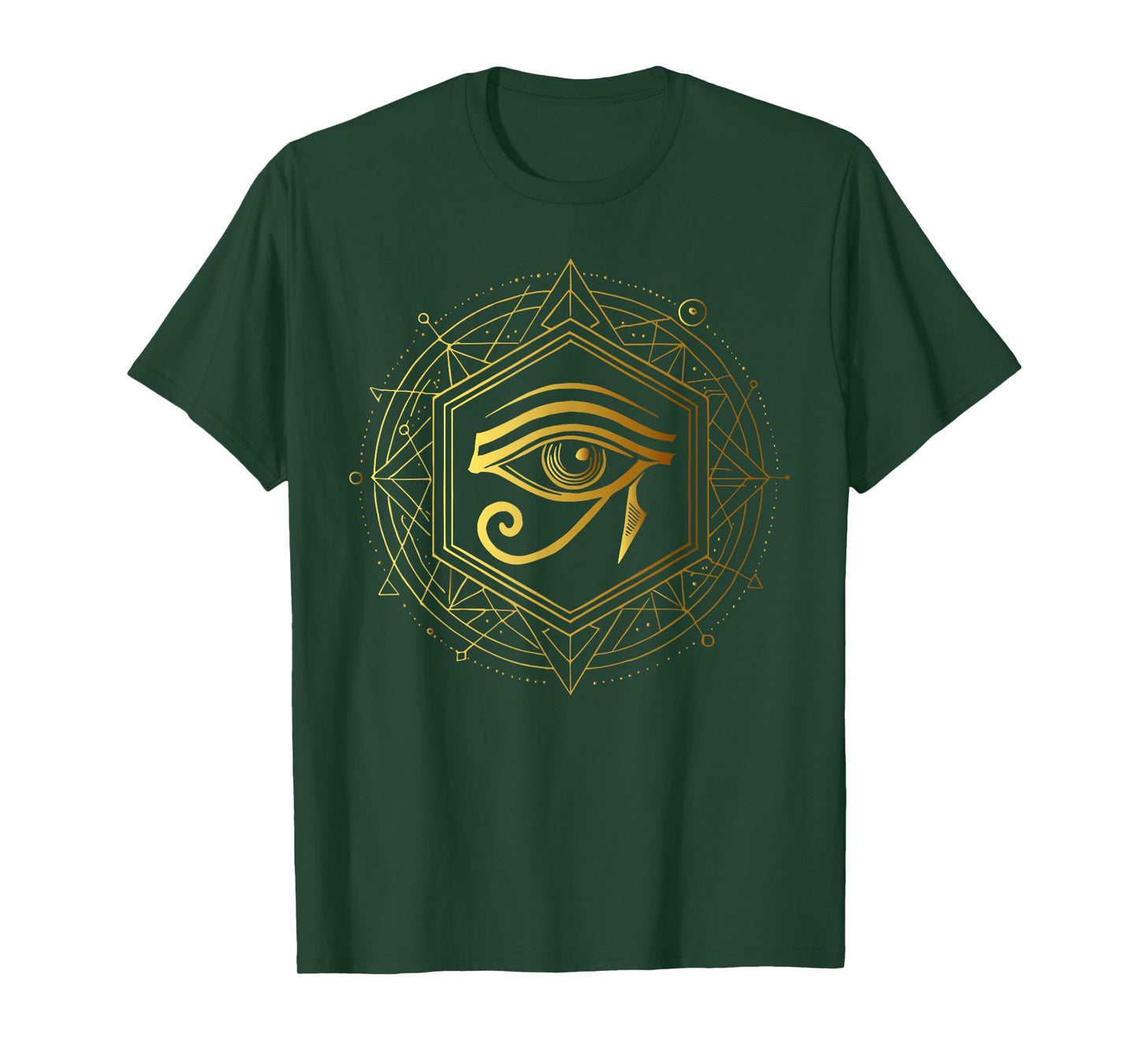 Mystical Eye of Horus Geometric Ancient Egypt T-Shirt