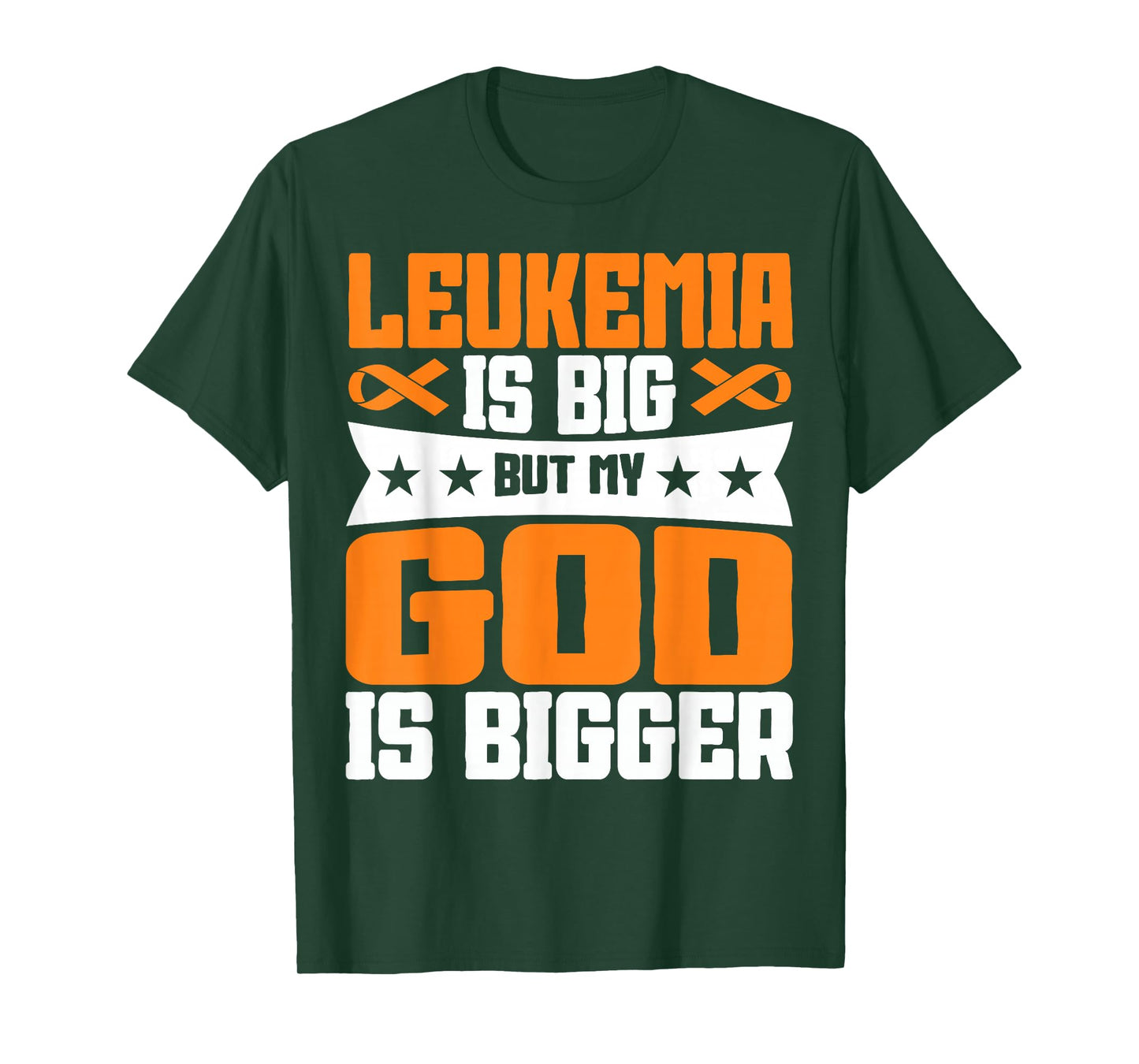 Childhood Leukemia Fighters Orange Ribbon Awareness T-Shirt