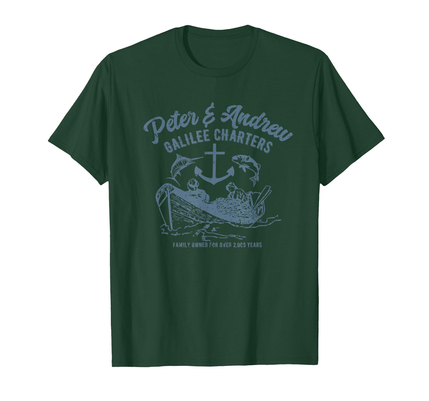 Funny Faith Fishing T-Shirt