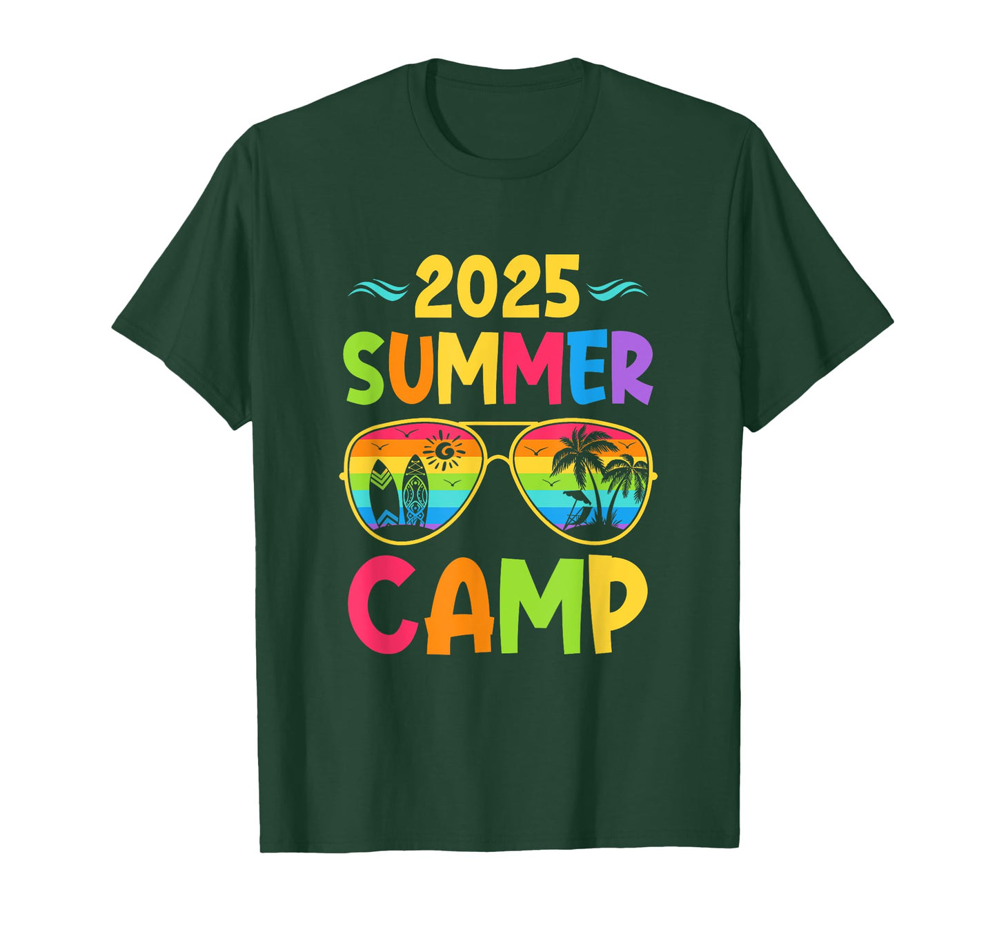 2025 Summer Camp 2025 Summer Vacation Matching Family Group T-Shirt